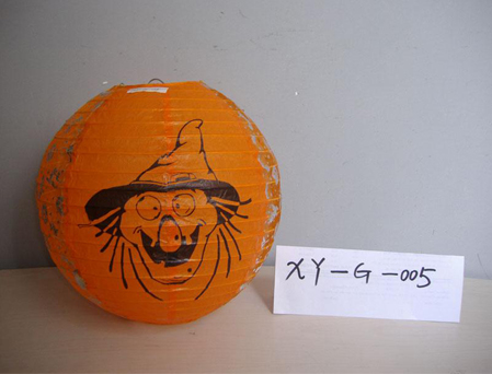 万圣节纸灯，装饰纸灯笼 印花印字灯笼 可大量订购