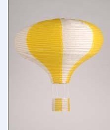Hot Air Balloon Paper Lantern Factory Direct Sales New Paper Lantern Rainbow Printing Hot Air Balloon-Shaped Paper Lamp