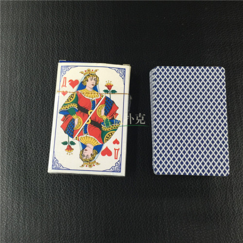 [foreign trade supply] manufacturers supply 36 paper blue poker poker poker customized poker