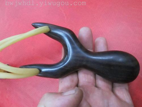 Wholesale， Retail， Outdoor High-End Ebony Toy Horn Slingshot