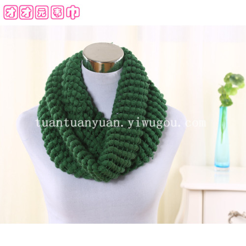 Shawl New Knitted Wool Scarf Autumn and Winter Warm Korean Mid-Length Women‘s Scarf National Fashion