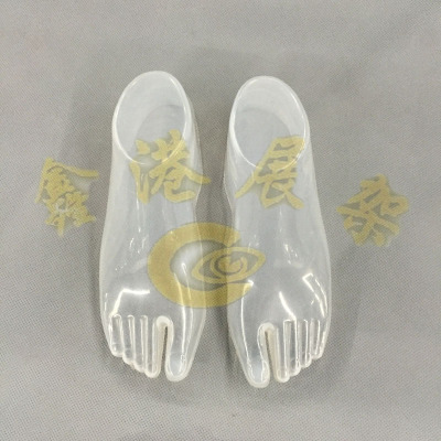 Transparent foot mold no end products sandals slippers foot shoes show full type props