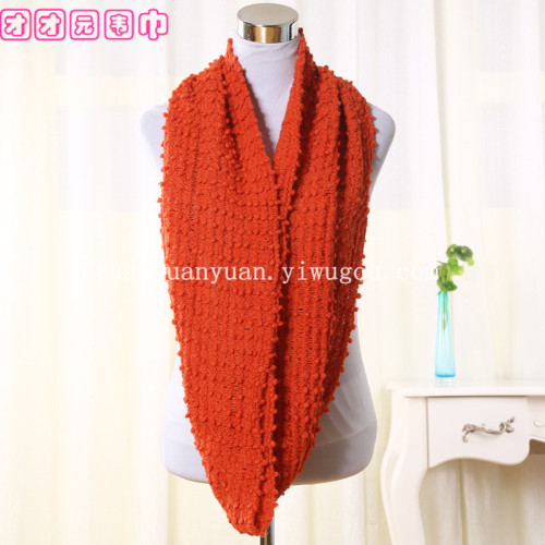 shawl new knitted wool scarf european and american solid color women‘s pullover scarf fashionable ethnic style