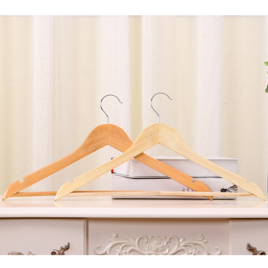 Supply A Level True Color Wooden Hanger Clothes Rack Scarf A Level True Color Wooden Hanger Clothes Rack Scarf Anti Slip