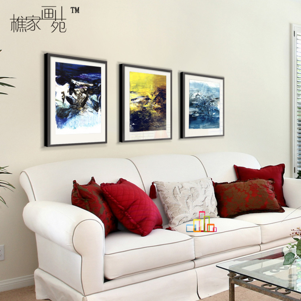 抽象客厅装饰画现代简约餐选什么牌子好 同款