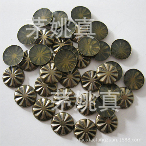 imitation imported gun color bronze round printing copper hot stamping sheet 10mm plum blossom hot stamping sheet