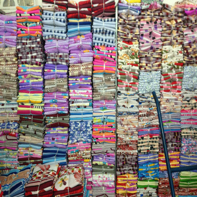 Exhibition fair spread sheet quilt cover wholesale run lake city ten yuan model imitation cotton sheet manufacturer