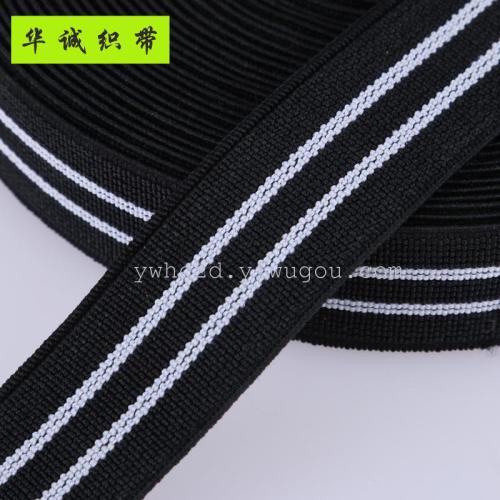 color stripes plain weave elastic band 2.5cm climbing belt shoes and hats accessories