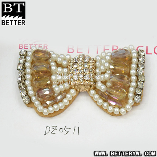 new shoes flower single shoes cloth flower beaded beaded shoes flower bow shoe buckle dz0511