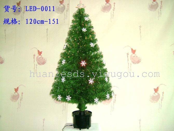 雪花光纤树 圣诞树