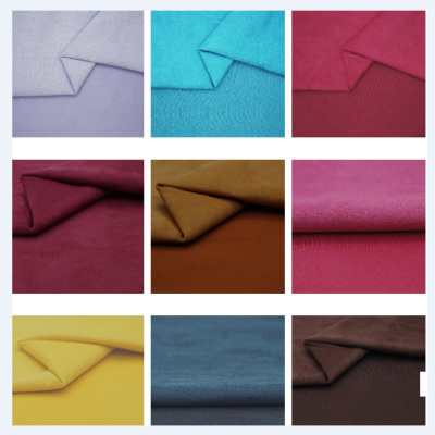 Encryption of warp knitted suede fabric shoe bags jewelry fabric East Purple Leather Co. Ltd.