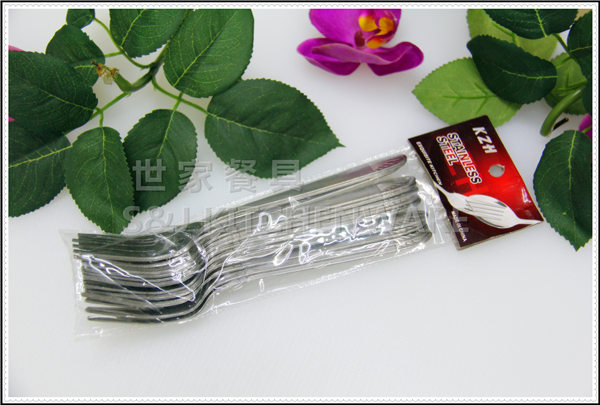 Supply Set card in the pocket of 12PCS water thrown stainless steel 