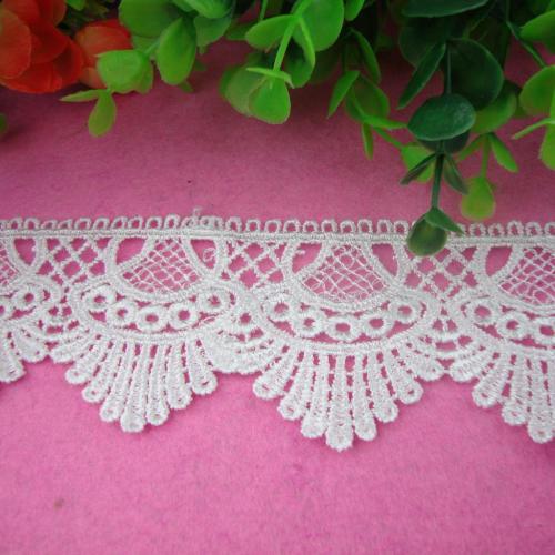 unilateral skirt exquisite lace 6cm water-soluble embroidery polyester lace home textile