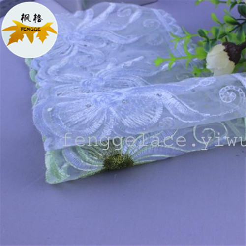Factory Direct Sales New Stabilized Yarn Flower Exquisite Embroidery Lace