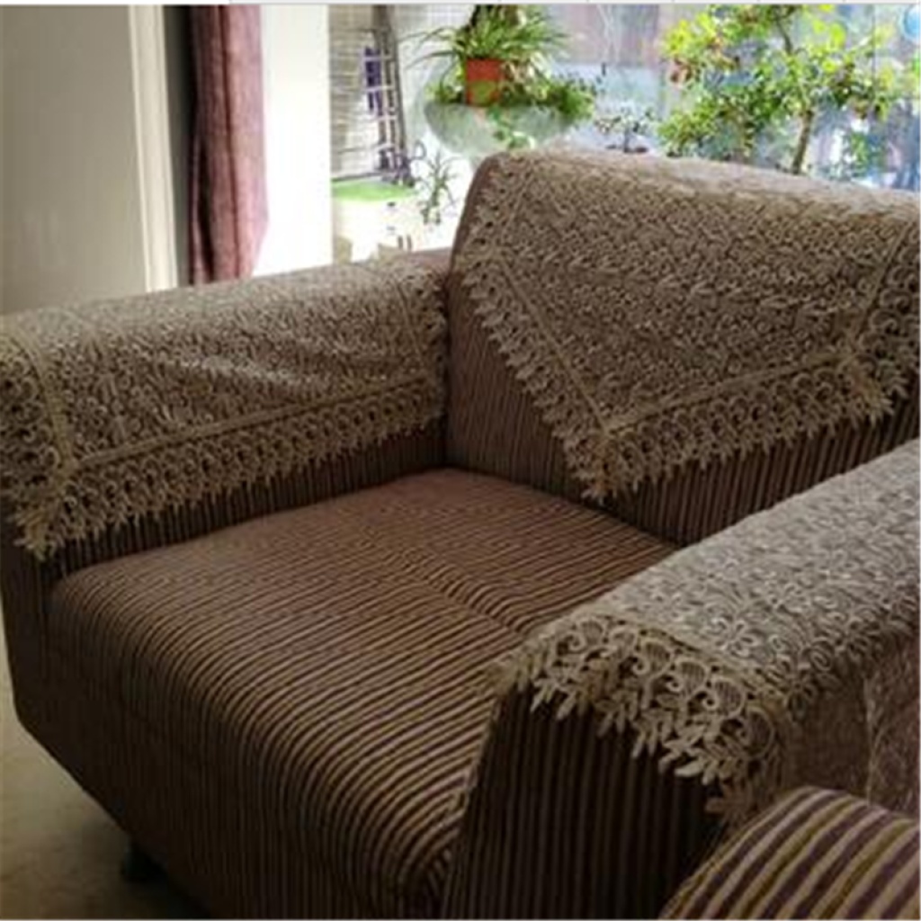 european water soluble sofa towel embroidered lace