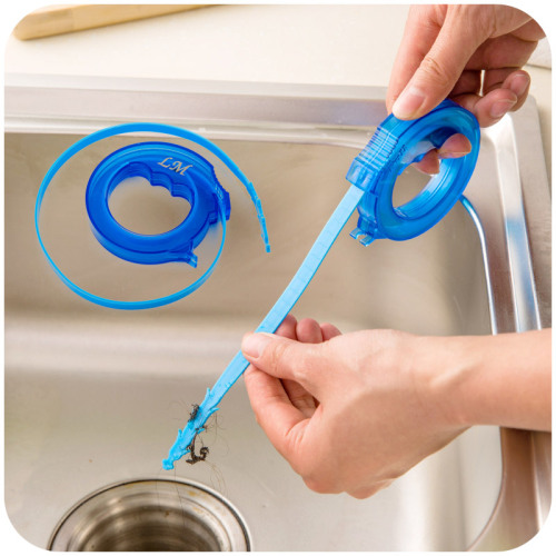 Retractable Sewer Hair Cleaner Sink Anti-Blocking Cleaning Hook Toilet Dredge 