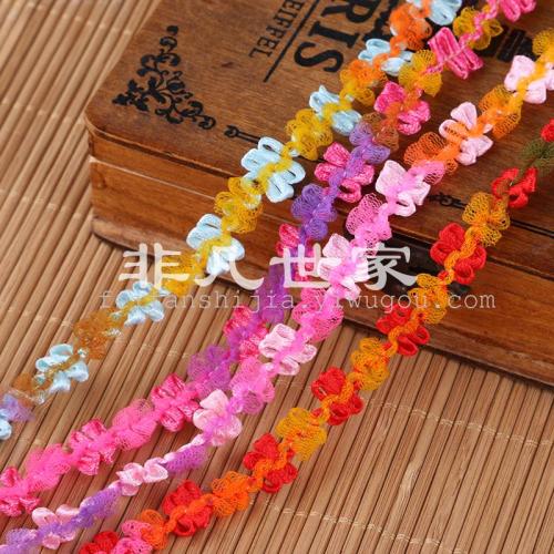color gradient small lace children‘s hair accessories garland accessories