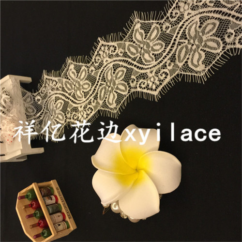 factory direct eyelash lace fabric clothing accessories spot supply lace j023