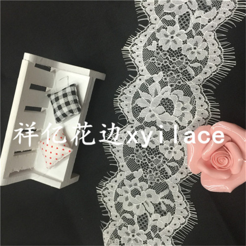 Factory Direct Sales Eyelash Lace Shell Fabric Clothing Accessories in Stock J232