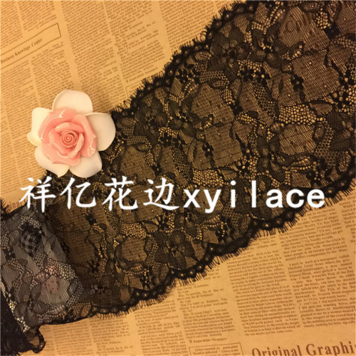 Factory Direct Sales Eyelash Lace Fabric Clothing Accessories Spot Supply Lace J150