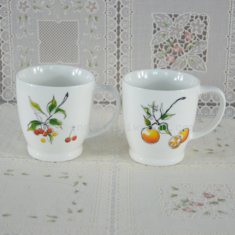 陶瓷杯 咖啡杯 水果杯 库存杯