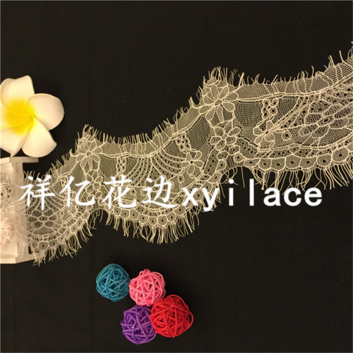 Factory Direct Sales Eyelash Lace Fabric Clothing Accessories Spot Supply Lace J315