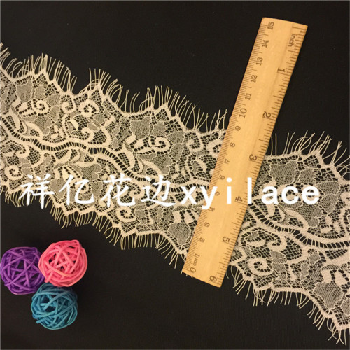 factory direct eyelash lace fabric clothing accessories in stock supply lace j052