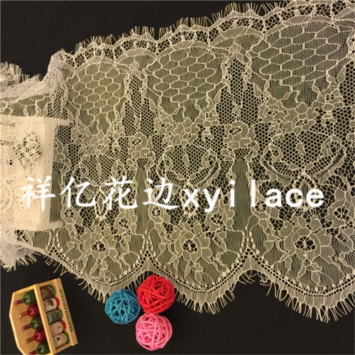 Factory Direct Eyelash Lace Fabric Clothing accessories Spot Supply Lace J145 