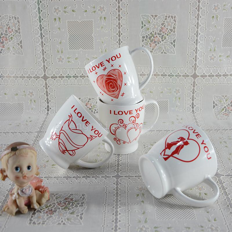 陶瓷杯 咖啡杯 情人节促销杯