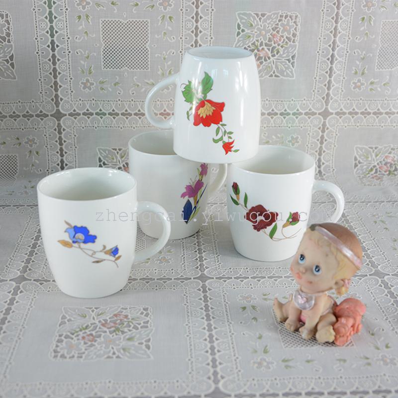 陶瓷杯 烤花杯  广告促销杯 库存杯