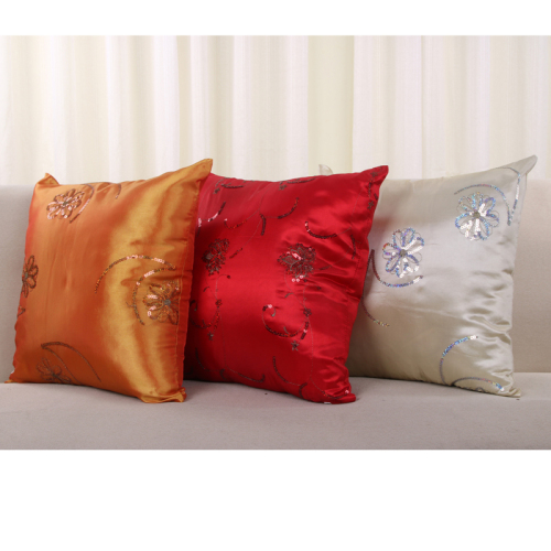 stall goods billion points sequined embroidered pillowcase bedside cushion waist pillow sofa cushion office cushion without core