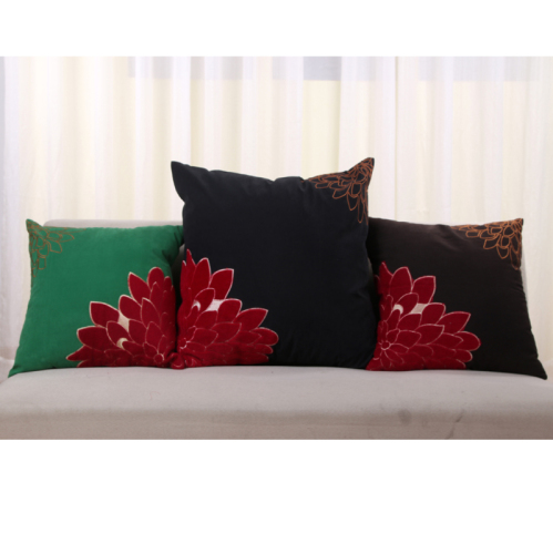 Stall Coral Velvet Pillowcase Bedside Cushion Waist Pillow Sofa Cushion Back Seat Cushion without Core 