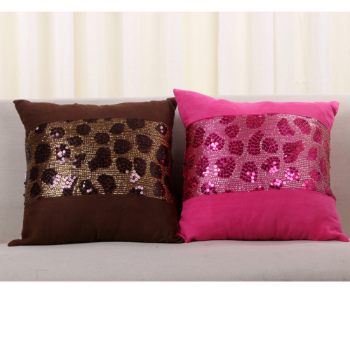 Stall Goods 100 Million Sequined Embroidered Pillowcase Bedside Pillow Lumbar Pillow Sofa Cushion Car Cushion without Core