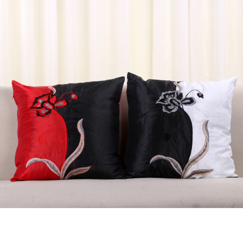 stall goods hundreds of millions of daffodils embroidered pillowcase bedside pillow lumbar pillow sofa cushion car cushion without core