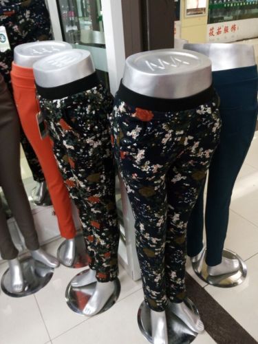 New Printed Slim Fit Leggings Women‘s Pants