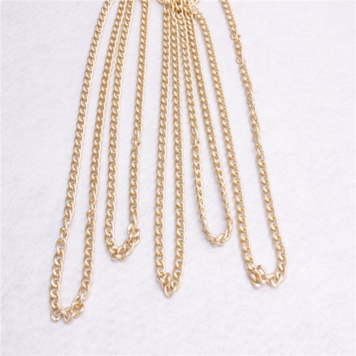 metal jewelry chain manufacturers supply wallet decorative chain shoulder bag shoulder chain single chain iron chain aluminum chain grinding chain