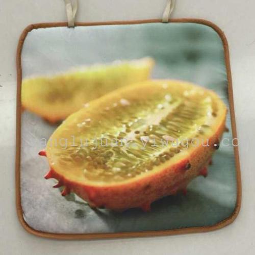 fruit pattern angle melon square cushion/sponge cushion/dining chair cushion price negotiable