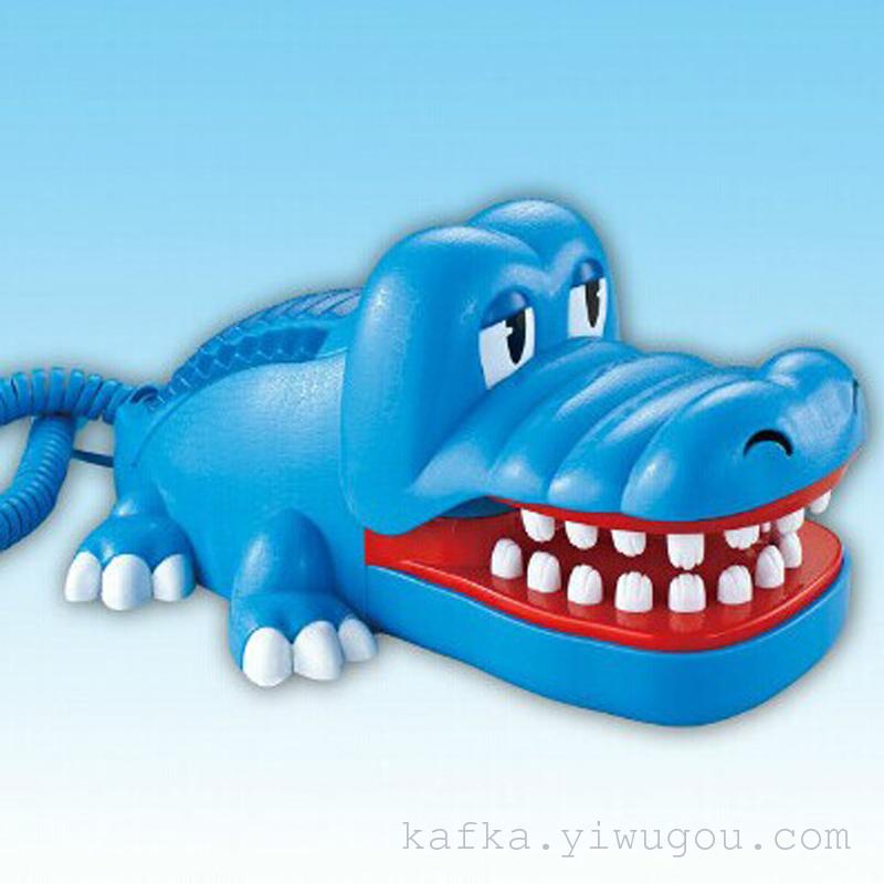 创意厂家直销鳄鱼电话机 卡通动物电话座机