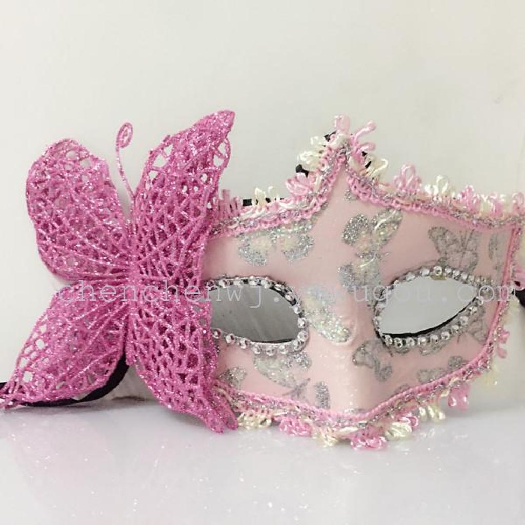 万圣节蝴蝶面具手工制作