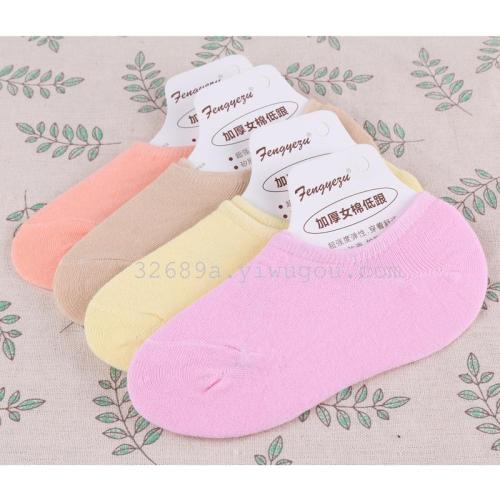 Women‘s Boat Socks Summer and Autumn Boat Socks Thin Low Cut Invisible Socks Candy Color Cotton Low-Cut Socks