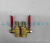 Manufacturers of wholesale 1/4 8 pure copper red pagoda valve handle
