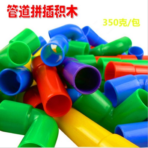 kindergarten desktop puzzle early education building block toy tap water pipe suitable for 0-8 years old
