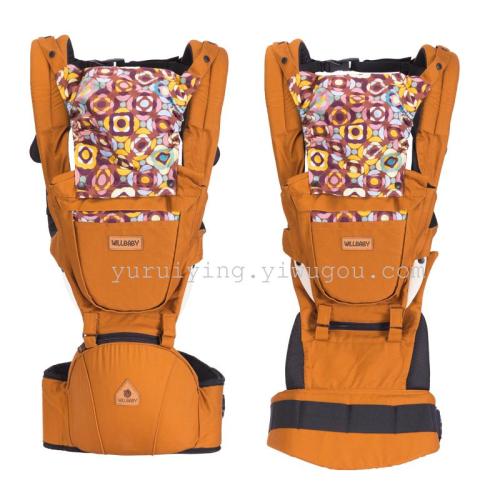 new baby carrier multi-functional orange sunflower three-in-one children‘s multi-color waist stool factory direct sales
