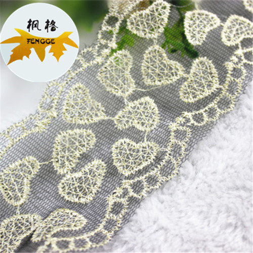Factory Direct Sales High Quality Gold Thread Embroidery Lace Accessories DIY Women‘s Accessories