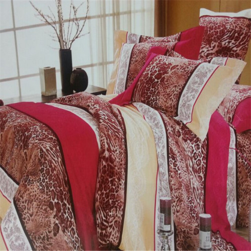 Cotton Bed Sheet Four-Piece Cotton Twill Active Printing Pattern Home Textile Pastoral 