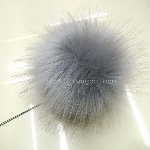 High Simulation Fox Fur 15cm Fox Fur Ball Fox Fur Keychain Rabbit Hair Ball