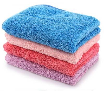 Wholesale kitchen towel microfiber towel hanging water oil washing cleaning cloth cloth coral fleece