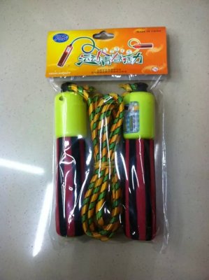 Sponge count jumping rope rubber rope wearing rope