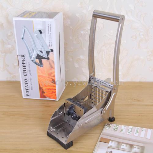 new household stainless steel potato slicer kfc special french fries cut color box packaging