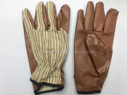 canvas and sofa leather gloves